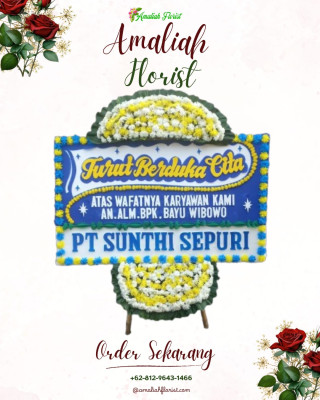 Papan Bunga Duka di Nusantara Permai