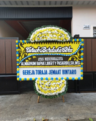 Papan Bunga Duka di Nusantara Permai
